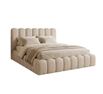 ΚΡΕΒΑΤΙ ΔΙΠΛΟ MARIUS HM759.03 ΜΠΕΖ CHENILLE ΥΦΑΣΜΑ-- ΓΙΑ ΣΤΡΩΜΑ 160x200εκ |  Κρεβάτια στο espiti