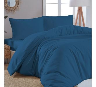 Beauty Home Παπλωματοθήκη υπέρδιπλη μονόχρωμη Art 1999 230x250 Μπλε       |  Παπλωματοθήκες Υπέρδιπλες στο espiti