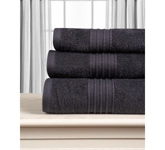 Βαμβακερή πετσέτα OPAL 500gsm (75cm x 150cm) black 5206978220784 SilkFashion |  Σετ Πετσέτες στο espiti
