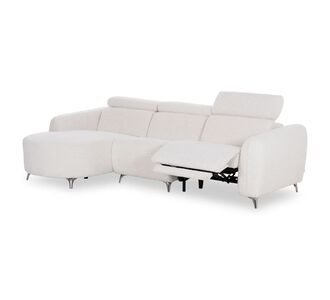 ΚΑΝΑΠΕΣ ΑΡΙΣΤΕΡΗ ΓΩΝΙΑ 3Θ ΜΕ RECLINE VALENTE HM3317.02L ΜΠΕΖ ΥΦΑΣΜΑ 275x160x104Yεκ |  Καναπέδες γωνιακοί στο espiti