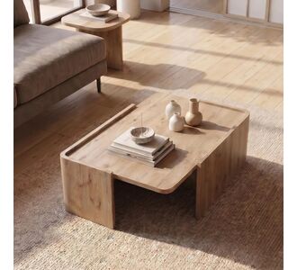 Τραπεζάκι σαλονιού Bora Megapap χρώμα sepet oak 82x52x28,5εκ. |  Τραπεζάκια σαλονιού στο espiti