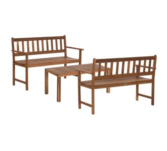 LOUNGE ΣΕΤ ΕΞ.ΧΩΡΟΥ 3ΤΜΧ FORNEL HM10988 ΞΥΛΟ ΑΚΑΚΙΑΣ ΣΕ ΦΥΣΙΚΟ |  Σαλόνια κήπου στο espiti
