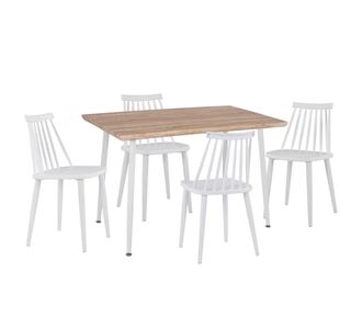 ΣΕΤ ΤΡΑΠΕΖΑΡΙΑΣ ΕΣ.ΧΩΡΟΥ 5ΤΜΧ PALOMA HM11389 ΛΕΥΚΟ-SONAMA MDF TOP |  Σετ τραπεζαρίες στο espiti