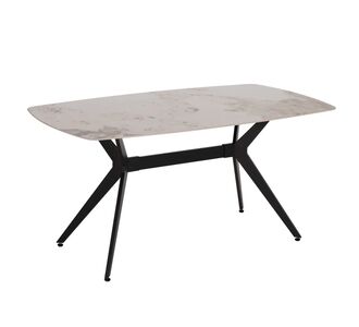 ΤΡΑΠΕΖΙ ΤΡΑΠΕΖΑΡΙΑΣ AIKA HM18421 ΚΕΡΑΜΙΚΟ TOP ΣΕ ΛΕΥΚΟ/ΧΡΥΣΟ ΜΑΡΜΑΡΟ 160x90x79Υεκ |  Τραπεζάκια σαλονιού στο espiti
