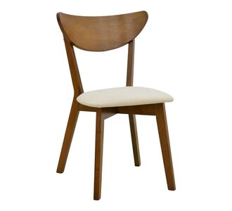 Καρέκλα Canon pakoworld καρυδί rubberwood εκρού ύφασμα 43x52x83,5εκ |  Καρέκλες στο espiti