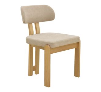 Καρέκλα Genoa pakoworld sonoma rubberwood και μπεζ ύφασμα 50x43x82εκ |  Καρέκλες στο espiti