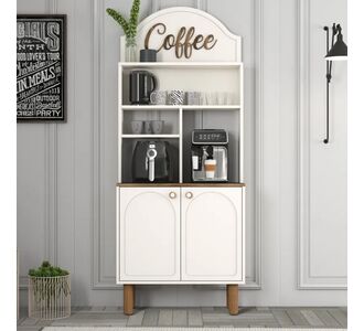 Stewehome Γωνιά καφέ 80Cm Κρέμα (80 cm) 81.3x35x203 cm 527919 |  Σετ Κουζίνες στο espiti