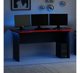 Stewehome Γραφείο Gaming με Φωτισμό RGB LED 180x60x76 cm 174789 |  Γραφεία στο espiti