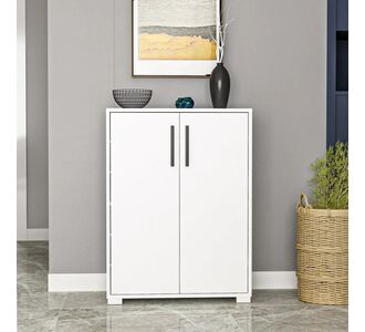 Stewehome Ντουλάπα Παπουτσιών Lupa Λευκή με 2 Πόρτες 72x35x97 cm 231814 |  Παπουτσοθήκες στο espiti