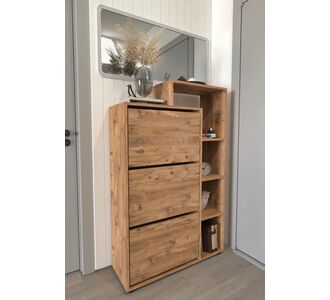 Stewehome Ντουλάπι Παπουτσιών με Ράφια λευκό 90x32x143 cm 420253 |  Παπουτσοθήκες στο espiti