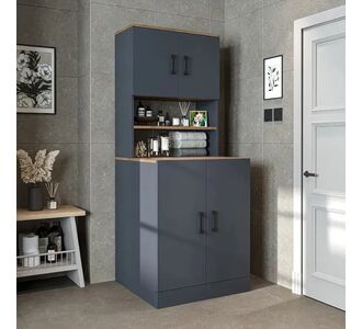 Stewehome Ντουλάπι Πλυντηρίου με Πόρτες Λευκό 70x68.8x180 cm 944519 |  Στήλες Μπάνιου στο espiti