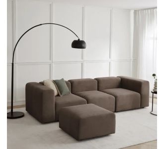 Stewehome Pietro Γωνιακός Καναπές 4 Μονάδων -ΑΝΟΙΧΤΟ ΓΚΡΙ 296 cm x 296x107x107 cm 658731 |  Καναπέδες γωνιακοί στο espiti
