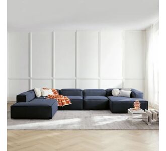 Stewehome Μοντέρνος Γωνιακός Καναπές Πολυμορφικός Καναπές Σαλόνι-λευκό 370cm x 107cm x 68cm. 145x370x107 cm 864143 |  Καναπέδες γωνιακοί στο espiti