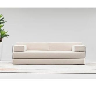 Stewehome καναπές τριθέσιος με στρώμα και λειτουργία κρεβατιού για καθιστικό 200x90x16 cm 388680 |  Καναπέδες στο espiti