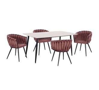 ΣΕΤ ΤΡΑΠΕΖΑΡΙΑΣ 5ΤΜΧ RAVEN HM12117.01 ΚΕΡΑΜΙΚΟ TOP ΛΕΥΚΟ ΜΑΡΜΑΡΟ--ΣΑΠΙΟ ΜΗΛΟ ΒΕΛΟΥΔΟ |  Σετ τραπεζαρίες στο espiti