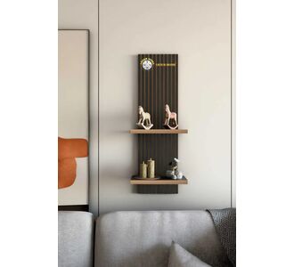 Stewehome Διακοσμητικό ράφι τοίχου από MDF για μοντέρνο στυλ (Λευκό) 69x20x16 cm 192236 |  Ραφιέρες τοίχου στο espiti