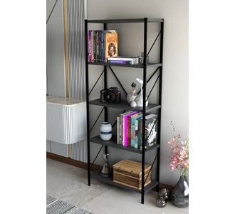 Stewehome Διακοσμητική ραφιέρα πολλαπλών χρήσεων για γραφείο και σαλόνι (Λευκό) 60x25x150 cm 337835 |  Βιβλιοθήκες στο espiti