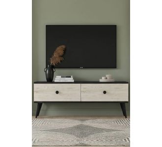 Stewehome Έπιπλο τηλεόρασης με πόρτα από Συνθετικό ξύλο κλασικού στιλ 120x30x41 cm 821293 |  Έπιπλα τηλεόρασης στο espiti