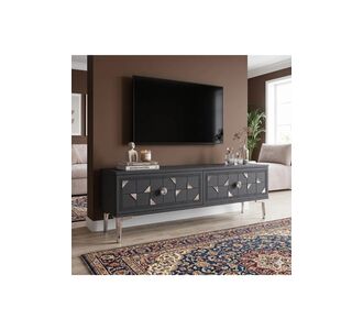 Stewehome Έπιπλο τηλεόρασης 120 cm με ντουλάπια σε μοντέρνο στιλ 120x30x41 cm 524573 |  Έπιπλα τηλεόρασης στο espiti