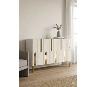 Stewehome Κονσόλα και έπιπλο τηλεόρασης με πόρτες και ράφια για το σαλόνι μοντέρνου σχεδιασμού 996263 |  Βιτρίνες - Έπιπλα εισόδου στο espiti