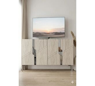 Stewehome Κονσόλα και έπιπλο τηλεόρασης με πορτάκια και ράφια για το σαλόνι μοντέρνου σχεδιασμού 657562 |  Βιτρίνες - Έπιπλα εισόδου στο espiti