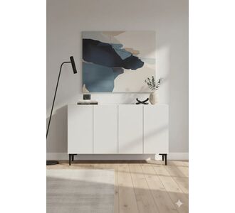 Stewehome Πολυλειτουργική κονσόλα ντουλάπι για γωνιά καφέ και έπιπλο τηλεόρασης 120x32x75 cm 445224 |  Βιτρίνες - Έπιπλα εισόδου στο espiti