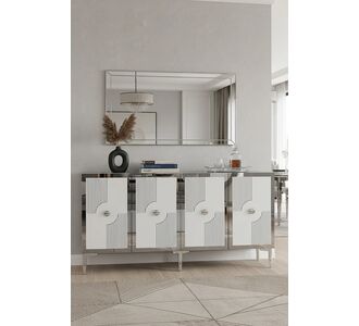 Stewehome πολυλειτουργική κονσόλα ντουλάπι για καφέ και βάση τηλεόρασης 150x32x75 cm 865976 |  Βιτρίνες - Έπιπλα εισόδου στο espiti