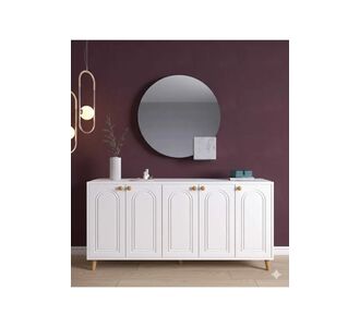 Stewehome Μποέμ κονσόλα με καπάκι από mdf 180x40x87 cm 514447 |  Βιτρίνες - Έπιπλα εισόδου στο espiti