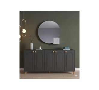 Stewehome μποέμ κονσόλα με mdf πόρτα 180x40x87 cm 809169 |  Βιτρίνες - Έπιπλα εισόδου στο espiti