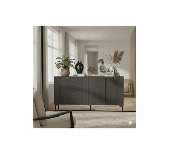 Stewehome Κονσόλα έπιπλο τηλεόρασης πολύχρηστο ντουλάπι και γωνιά καφέ 150x32x75 cm 990573 |  Βιτρίνες - Έπιπλα εισόδου στο espiti