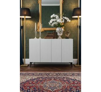 Stewehome Κονσόλα έπιπλο τηλεόρασης πολύχρηστο ντουλάπι γωνιά καφέ με ράφι και πόρτα 120x32x75 cm 621861 |  Βιτρίνες - Έπιπλα εισόδου στο espiti