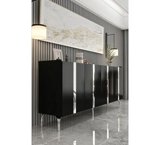 Stewehome Κονσόλα με ντουλάπι και πόρτα 180x35x78 cm 748711 |  Βιτρίνες - Έπιπλα εισόδου στο espiti