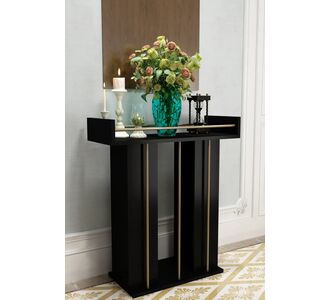 Stewehome Κονσόλα με ράφι μοντέρνου στιλ 75x85x85 cm 947082 |  Βιτρίνες - Έπιπλα εισόδου στο espiti