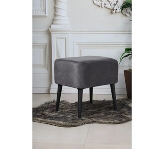 Stewehome Πολυλειτουργικό ορθογώνιο πουφ με πόδια από φυσικό ξύλο γκιούργκεν 47x37x2 cm 381969 |  Πουφ στο espiti
