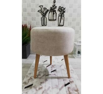 Stewehome ψηλόποδο διακοσμητικό πουφ 38x34x1.25 cm 137313 |  Πουφ στο espiti