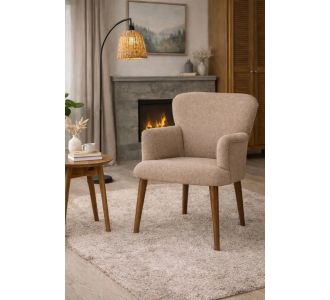 Stewehome Μονό πολυθρόνα από σαντουλάμ 60x50x50 cm 214426 |  Πολυθρόνες σαλονιού στο espiti