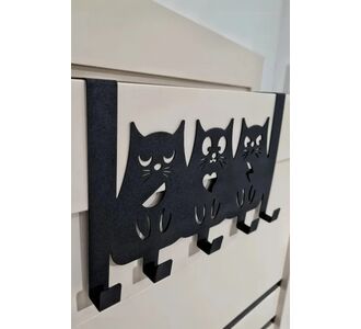 Stewehome Μεταλλική διακοσμητική κρεμάστρα πόρτας μπάνιου από σίδερο 30x24x24 cm 602555 |  Καλόγεροι -Κρεμάστρες στο espiti
