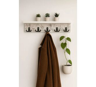 Stewehome Κρεμάστρα τοίχου παλτό από mdf 70x18x18 cm 924304 |  Καλόγεροι -Κρεμάστρες στο espiti