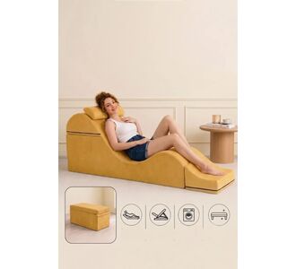Stewehome αναδιπλούμενος πολυλειτουργικός αναπαυτικός πάγκος με εργονομικό μαξιλάρι υποστήριξης για ενήλικες ζευγάρια 180x50 cm 470468 |  Πολυθρόνες τραπεζαρίας στο espiti