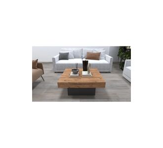 Stewehome Μοντέρνο τετράγωνο τραπεζάκι σαλονιού από ατλαντικό πεύκο (Διάσταση: | Χώρα προέλευσης: TR cm) 80x80x40 cm 268535 |  Τραπεζάκια σαλονιού στο espiti