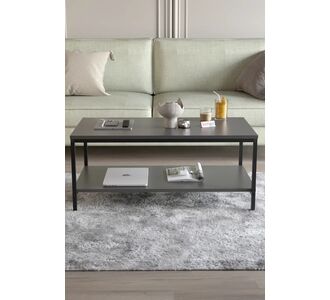 Stewehome Μεταλλικό διακοσμητικό τραπεζάκι σαλονιού με ράφια και πόδια μοντέρνου στιλ (Διάσταση: | Χώρα προέλευσης: TR cm) 100x55x42 cm 103685 |  Τραπεζάκια σαλονιού στο espiti
