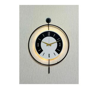 Stewehome Διακοσμητικό Ξύλο Μέταλλο 50x40 cm 74906805 |  Ρολόγια στο espiti