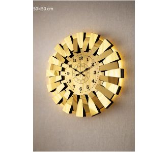 Stewehome Φωτιζόμενο LED 3D πιάνο πολυτελές μοντέλο καθρέφτης τοίχου από αδιάθραυστο πλέξι γυαλί 50x50 cm 19629482 |  Ρολόγια στο espiti