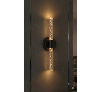 Stewehome Μοντέρνο φωτιστικό τοίχου LED μεσαίου μεγέθους με μεταλλικό σώμα και φωτισμό ημέρας 56435210 |  Απλίκες στο espiti