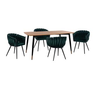 ΣΕΤ ΤΡΑΠΕΖΑΡΙΑΣ 5ΤΜΧ JOLIE HM12123.01 MDF TOP ΣΕ ΦΥΣΙΚΟ--ΚΥΠΑΡΙΣΣΙ ΒΕΛΟΥΔΟ |  Σετ τραπεζαρίες στο espiti