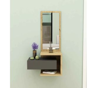 Stewehome Κονσόλα Εισόδου με Καθρέπτη Τοίχου 60x31.3x90 cm 712456 |  Βιτρίνες - Έπιπλα εισόδου στο espiti
