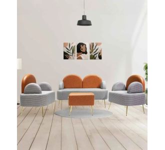 Stewehome Σετ Καναπέδων Σαλονιού 3+1+1+1 με Μοντέρνο Ντιζάιν &amp; Στυλ 140x80x79 cm 640752 |  Καναπέδες στο espiti