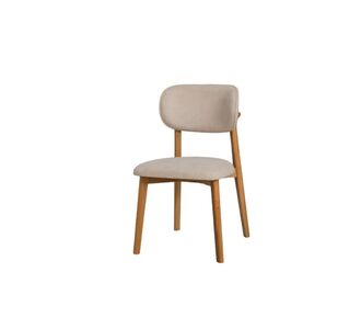 Stewehome Ξύλινη καρέκλα κουζίνας ανοιχτό μπεζ 50x55x90 cm 895471 |  Καρέκλες στο espiti