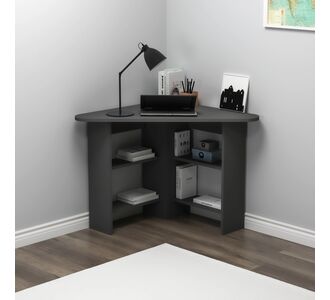 Stewehome Γωνιακό Γραφείο Υπολογιστή με Ράφια 80x80x73.8 cm 223607 |  Γραφεία στο espiti