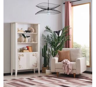 Stewehome Βιβλιοθήκη με Πόρτες Ρώμη 96x36x174 cm 908452 |  Βιβλιοθήκες στο espiti